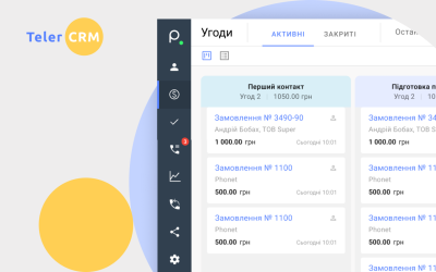 Угоди та Воронка продажів в TelerCRM